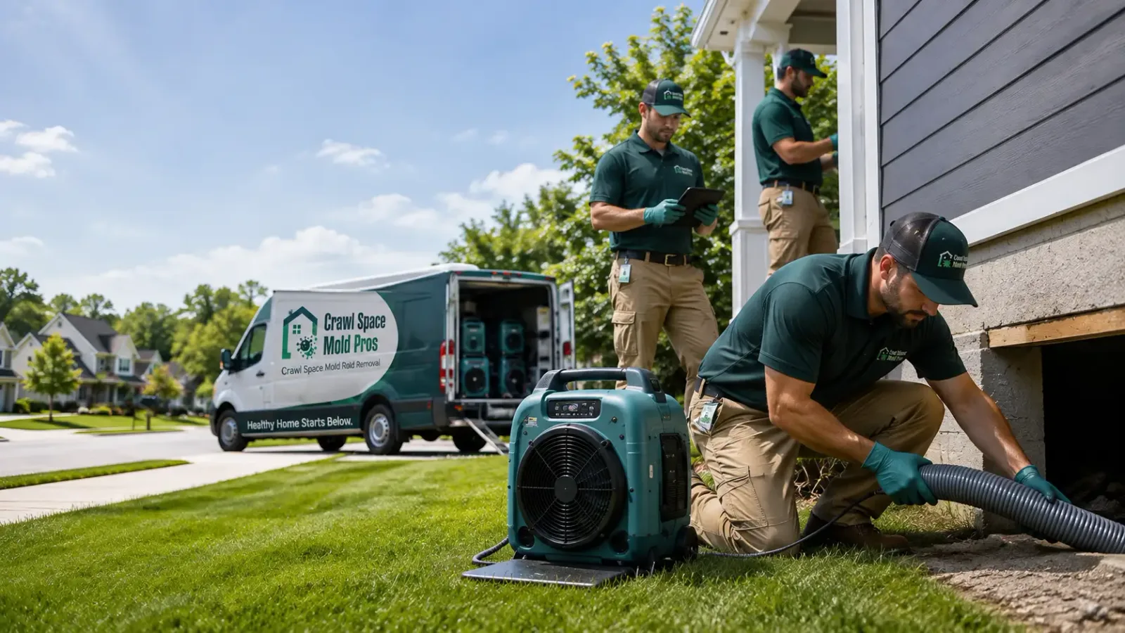 Crawl Space Mold Removal in Waterford, PA